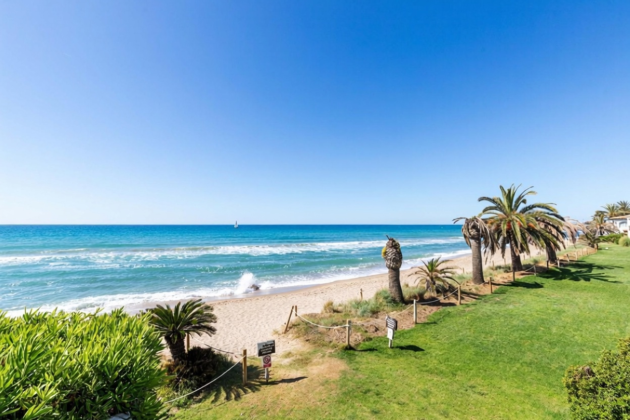 Chalet avec accès direct à la plage à El Vendrell — Vue mer
