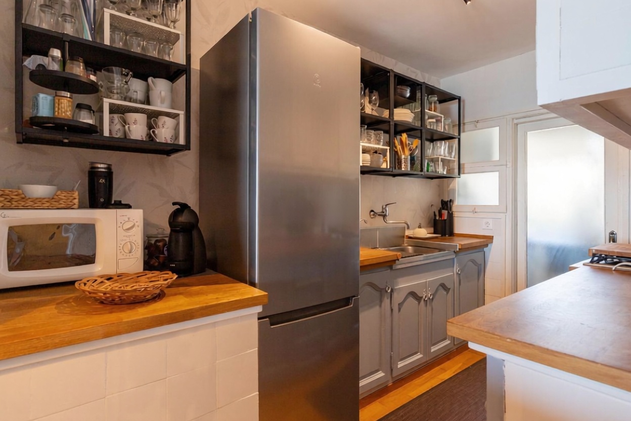 Chalet avec accès direct à la plage à El Vendrell — Cuisine