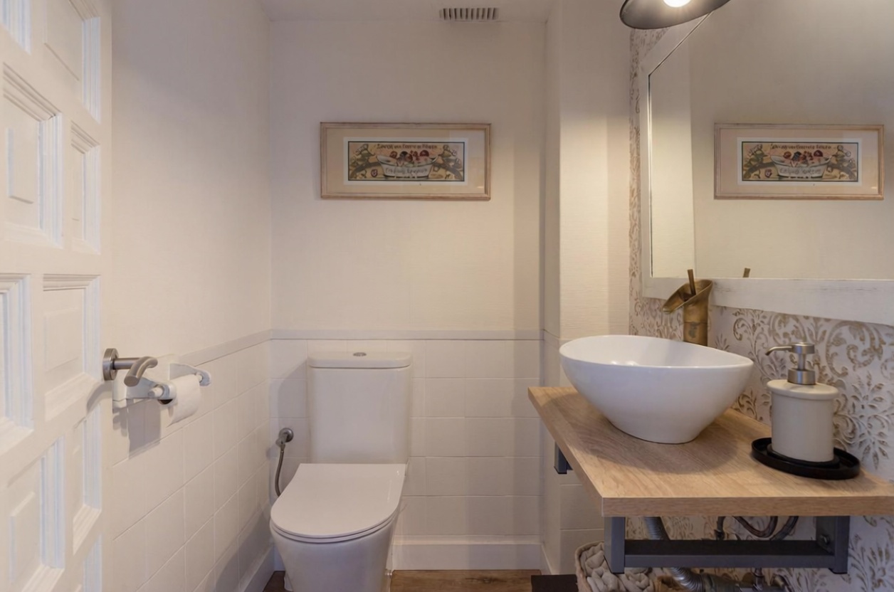 Chalet avec accès direct à la plage à El Vendrell — Sanitaires