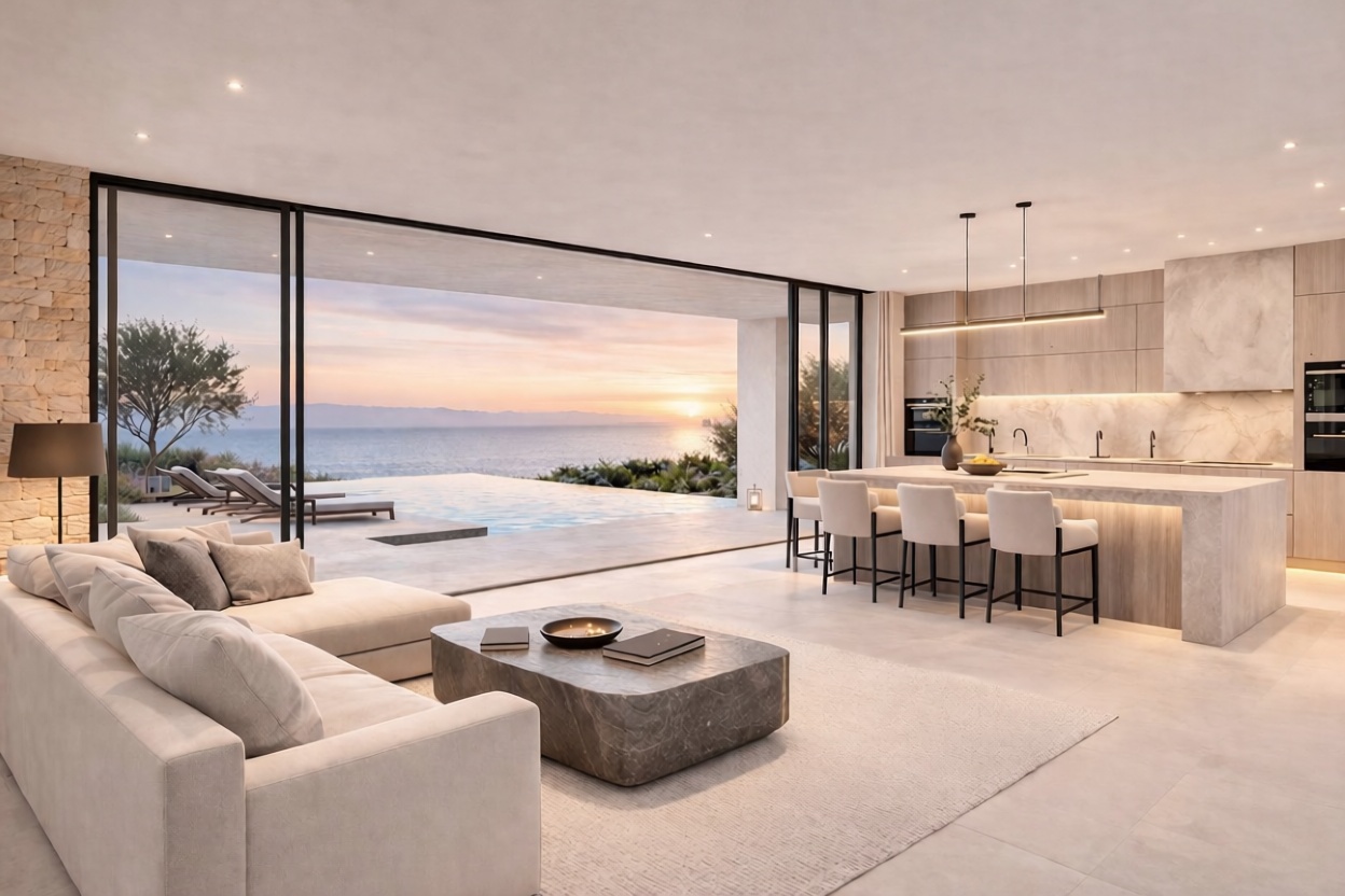Chalet pareado en venta en Pasaje Palangre Urbanización Calafat, 35 — Wohnzimmer