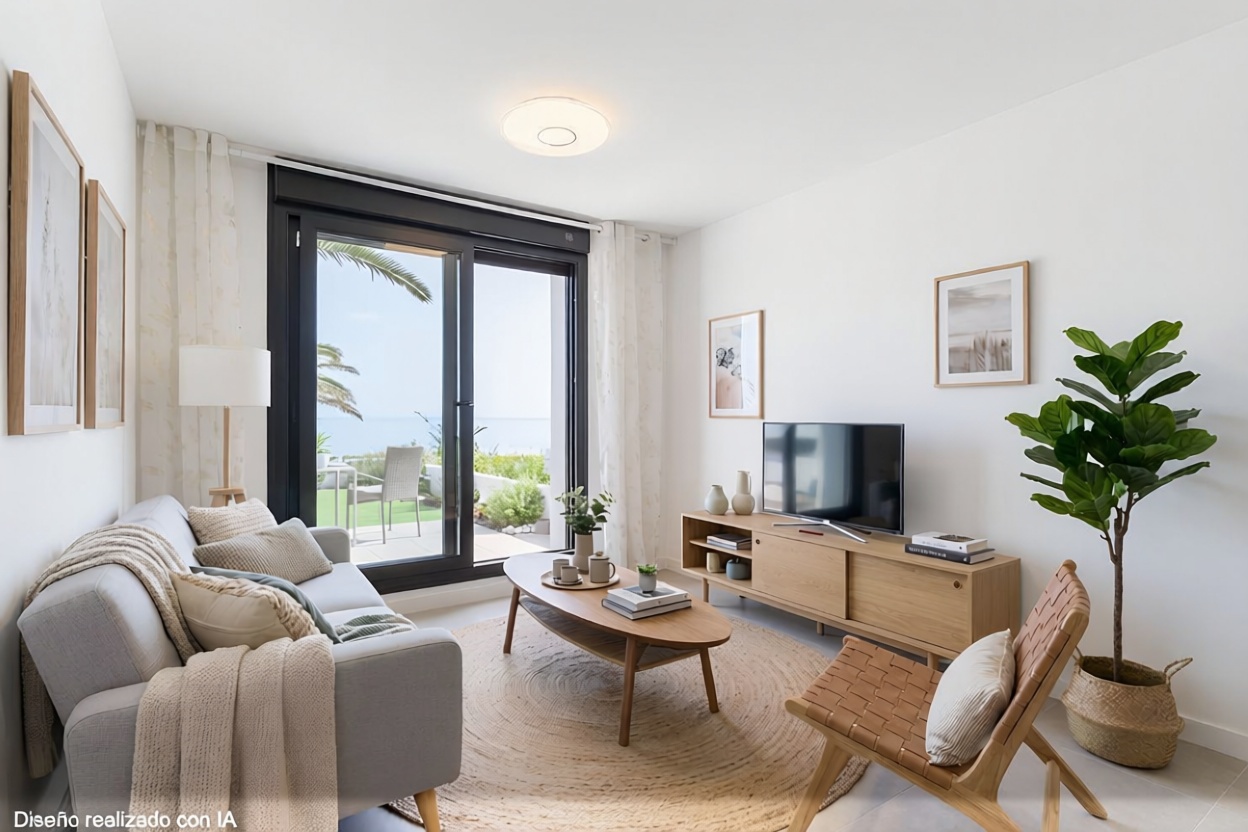 Chalet adosado en venta en Zona Costa norte — Wohnzimmer