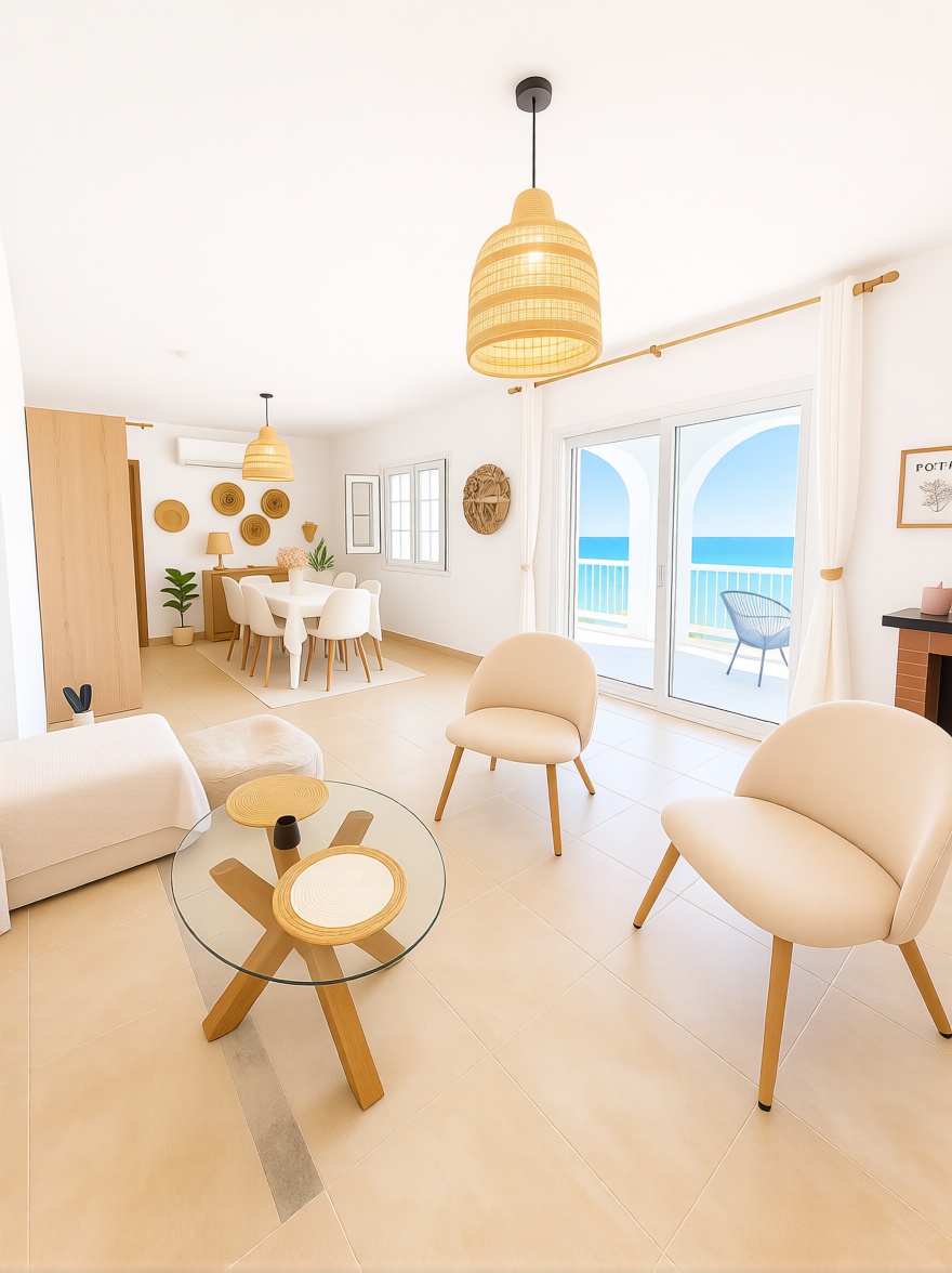 Chalet con acceso directo a playa en Benicarló — Salón