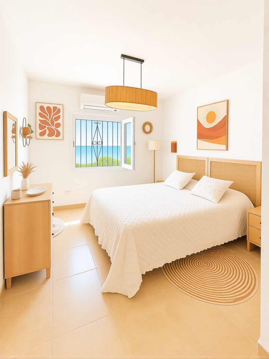 Chalet con acceso directo a playa en Benicarló — Dormitorio