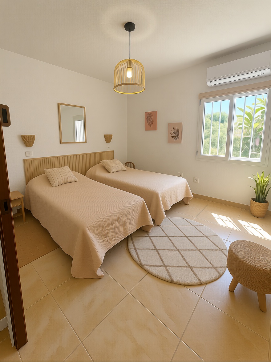 Chalet con acceso directo a playa en Benicarló — Dormitorio