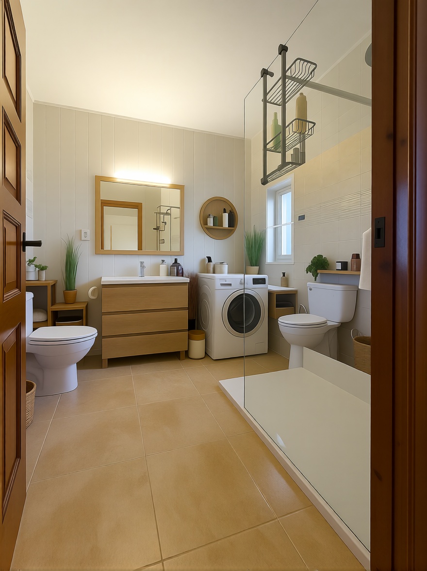 Chalet con acceso directo a playa en Benicarló — Baño