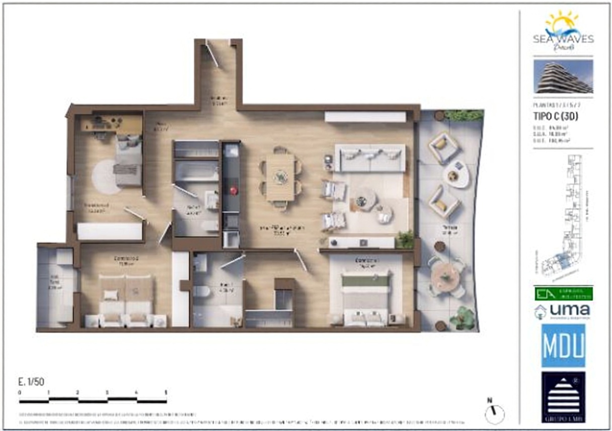 Piso en venta en Marques de Benicarló, 37 — Sea terrace