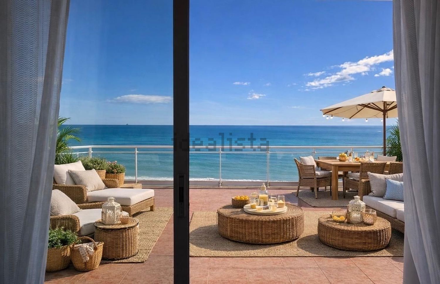 Ático en venta en Avenida del Papa Luna — Terraza mar