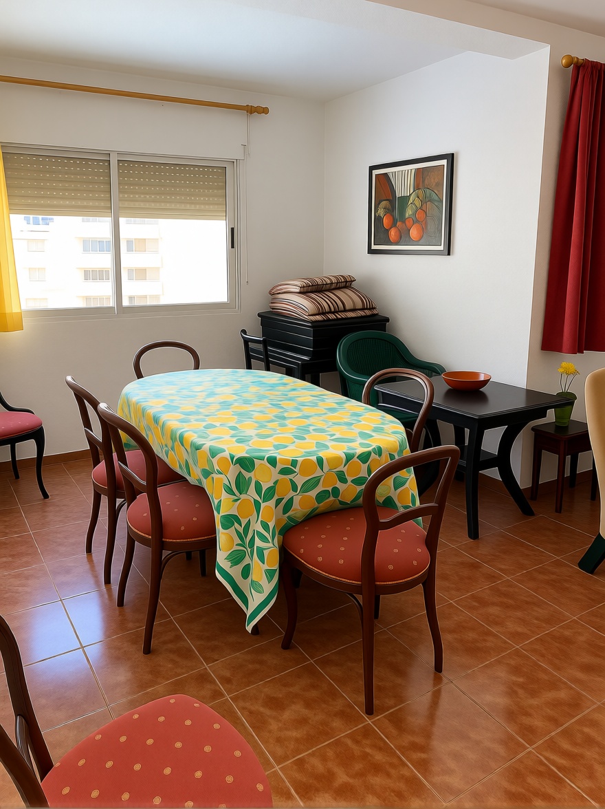 Piso en venta en Avenida Papa Luna, 4 — Sala jantar