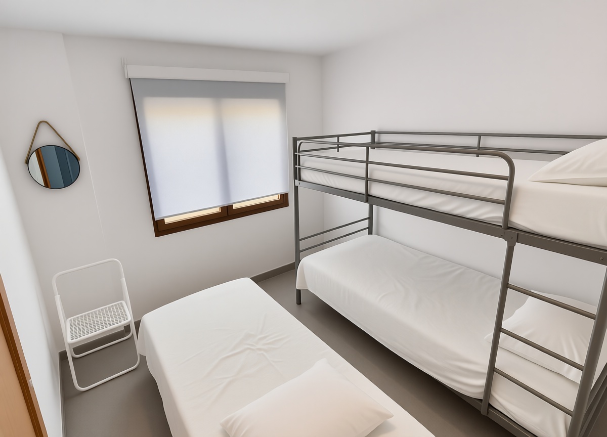 Piso en venta en Avenida del Papa Luna, 147 b — Bedroom