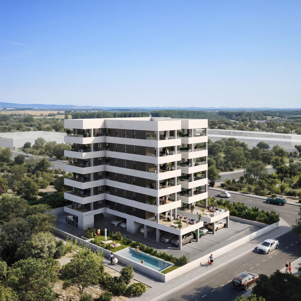 Piso en venta en Calle del Mestral, 2 — Aerial