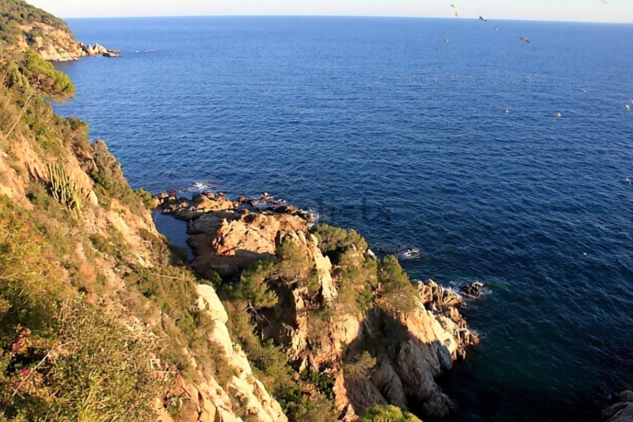 Chalet à vendre avec accès direct à la plage à Lloret de Mar — Vue mer