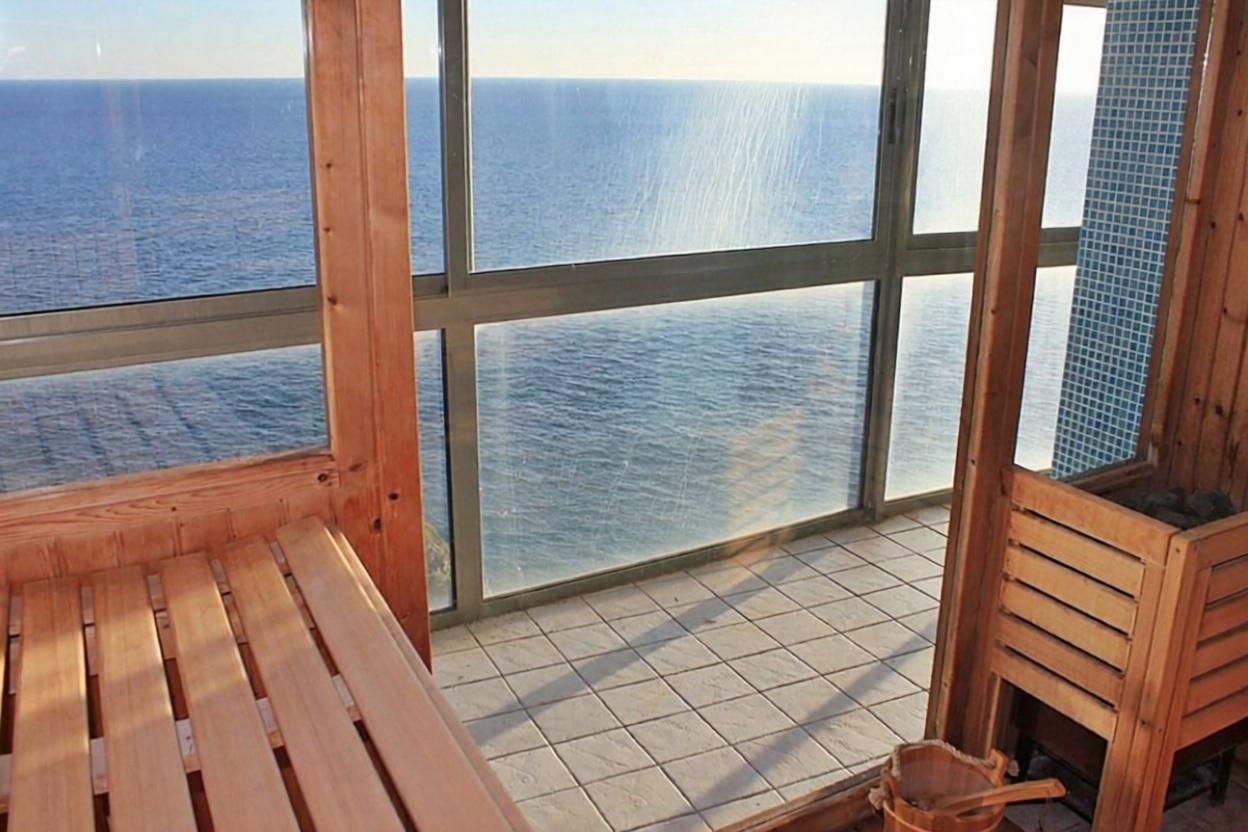 Chalet à vendre avec accès direct à la plage à Lloret de Mar — Sanitaires