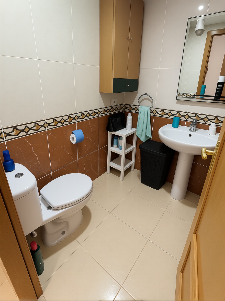 Piso en venta en Calle del l'Embassament, 3 — Bathroom