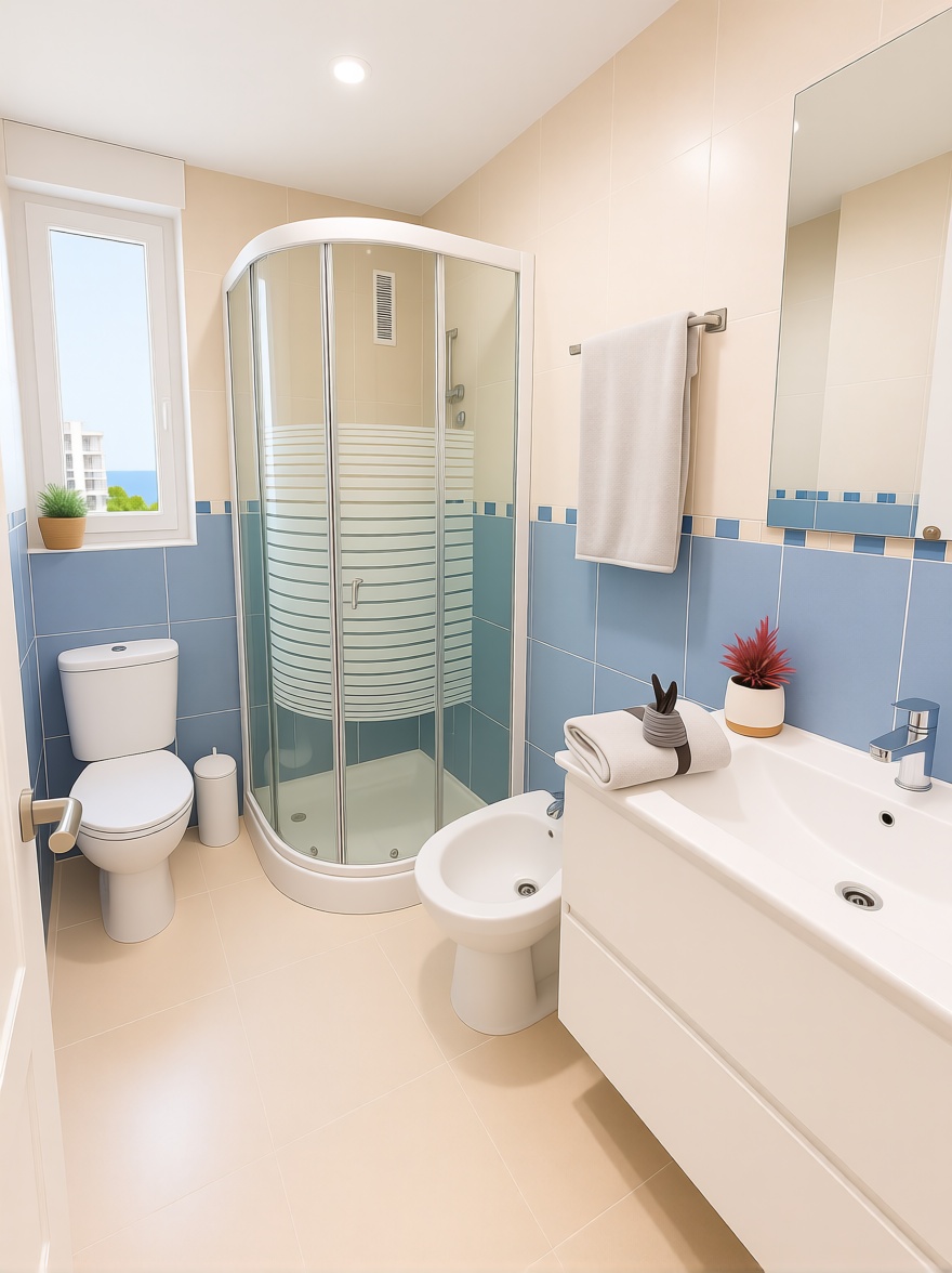 Piso en venta en Calle Amplaries — Bathroom