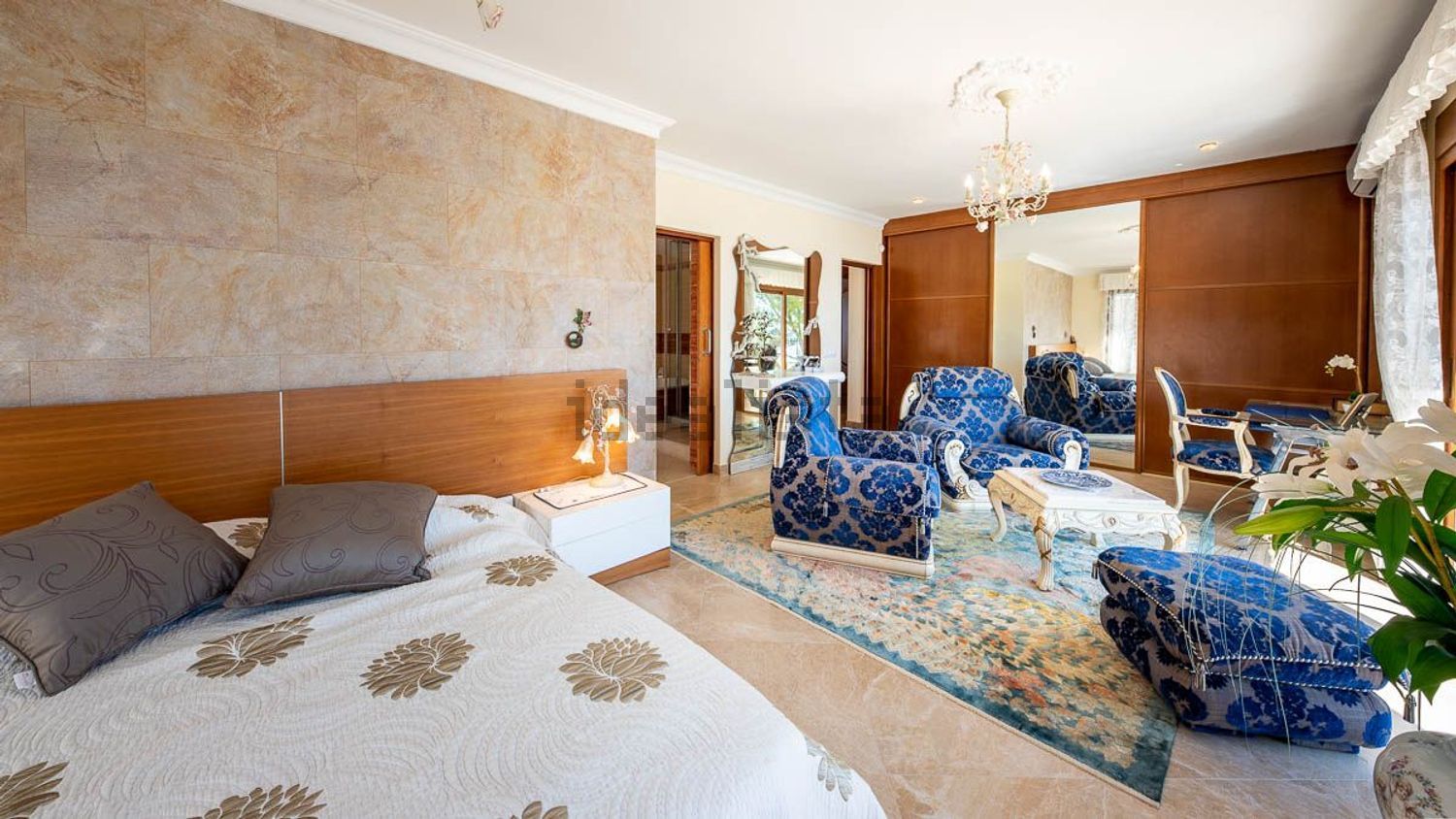 Chalet con acceso directo a playa en Calvià — Dormitorio