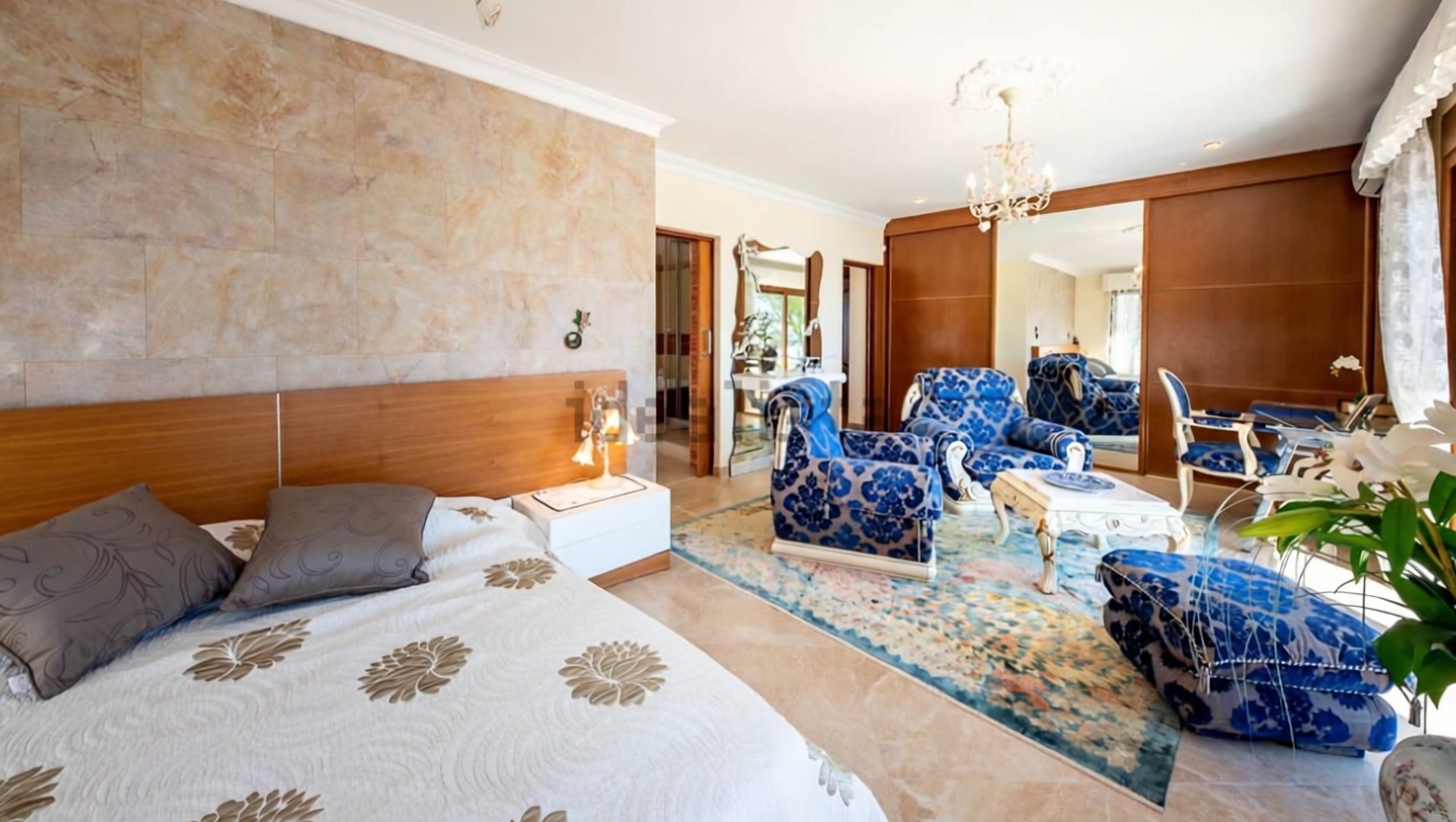 Chalet con acceso directo a playa en Calvià — Dormitorio