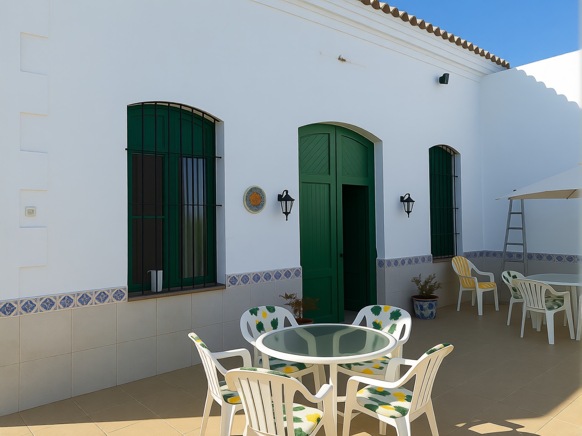 Chalet avec accès direct à la plage à Burriana — Terrasse
