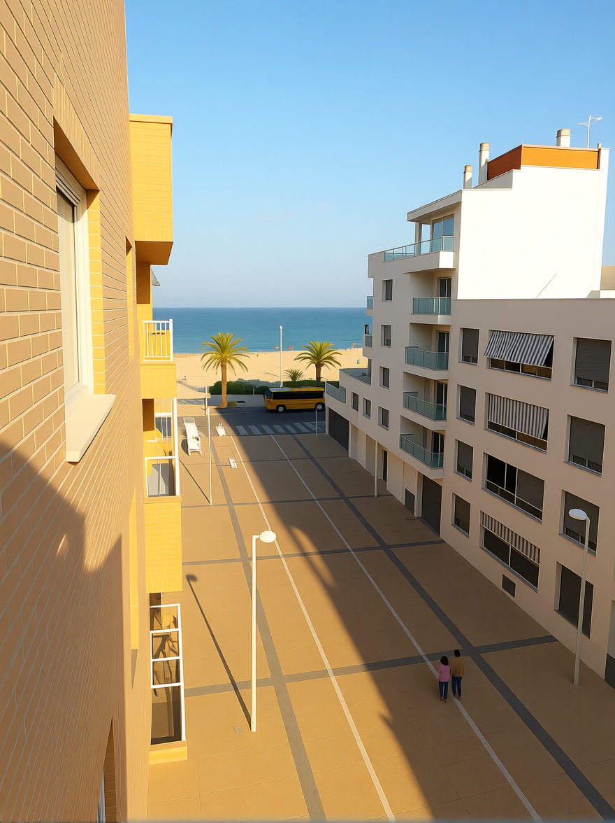 Ático en primera línea de mar en Puerto de Sagunto — Vista mar