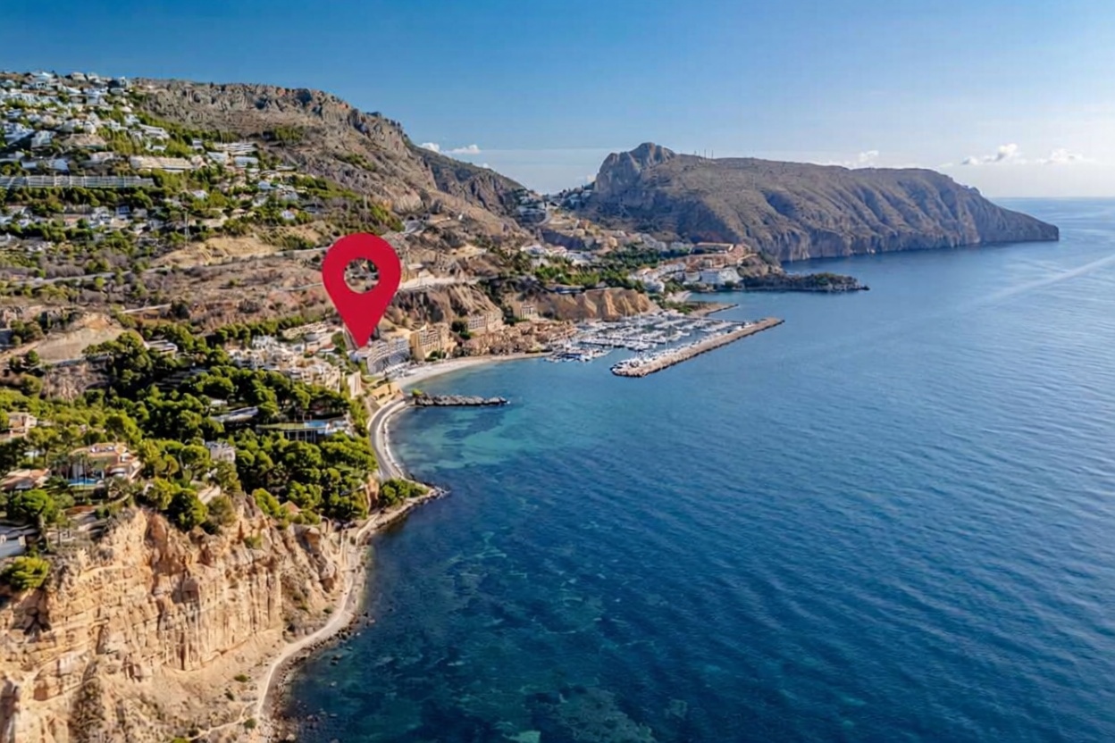 Piso en venta en primera línea de playa en Altea — Dormitorio