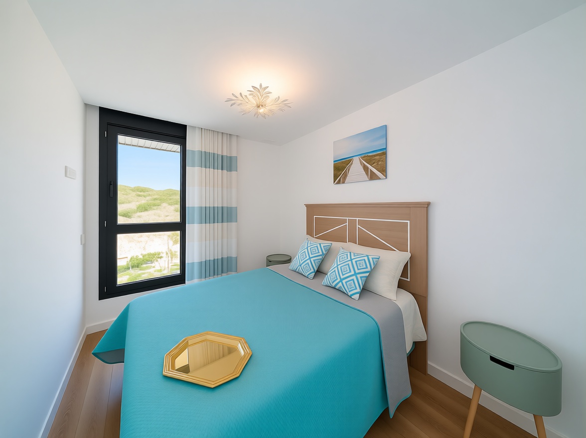 Ático en primera línea de mar en Villajoyosa — Dormitorio