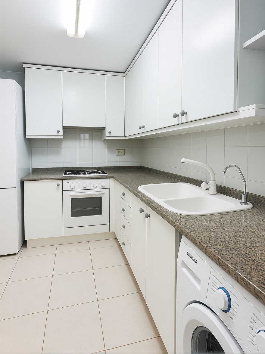 Wohnung in erste Strandlinie in El Perellonet — Küche