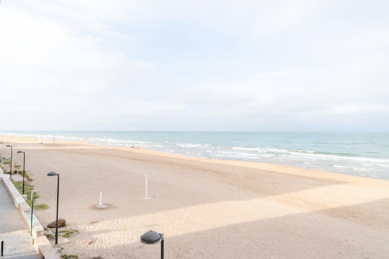 Wohnung in erste Strandlinie in El Perellonet — Schlafzimmer