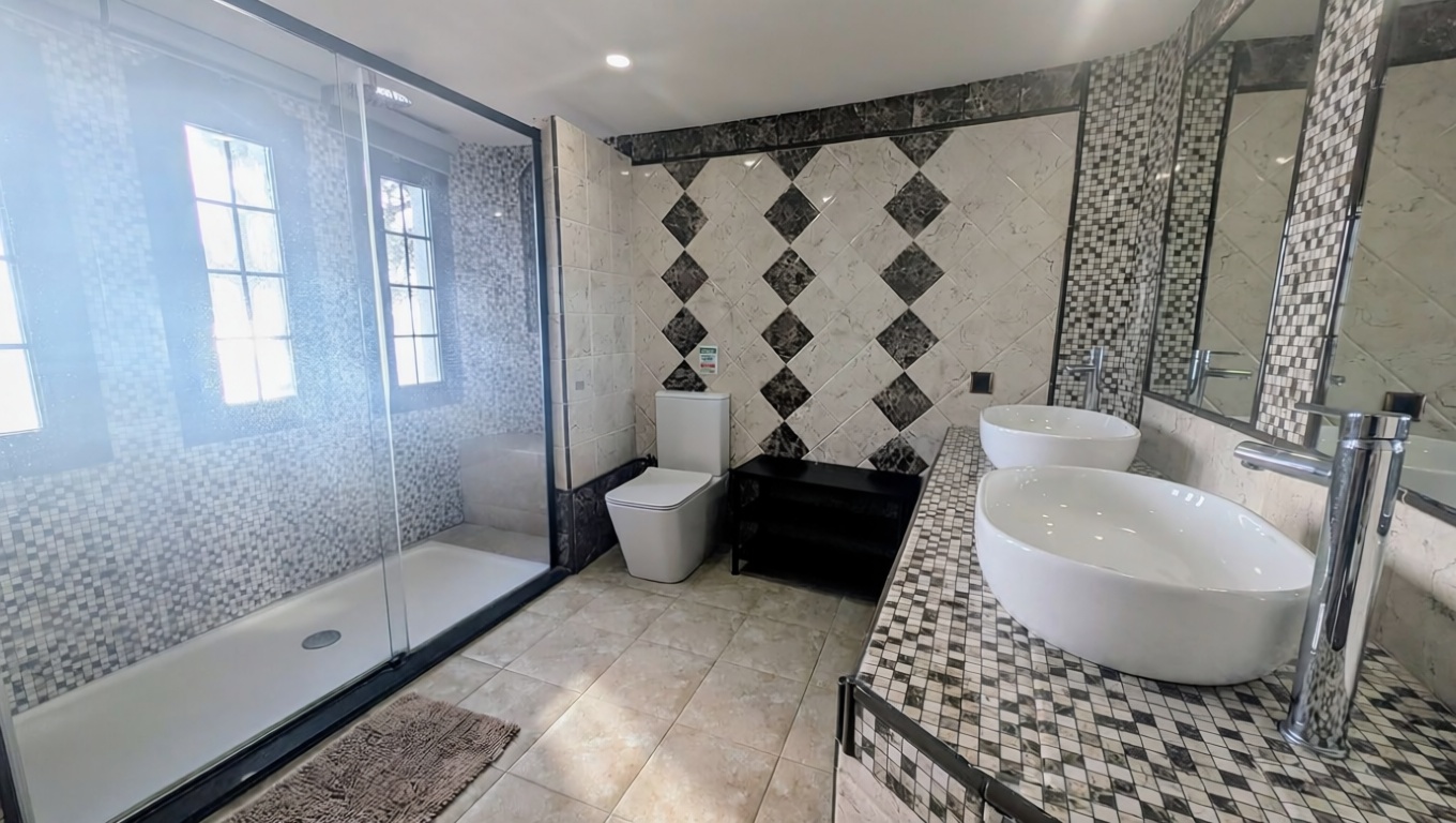 Chalet à vendre avec accès direct à la plage à Lloret de Mar — Sanitaires