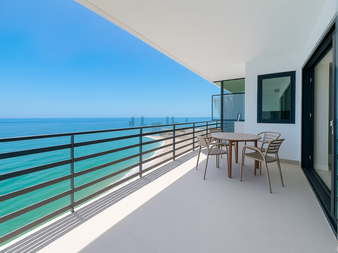 Beachfront flat in Marbella — Sea terrace