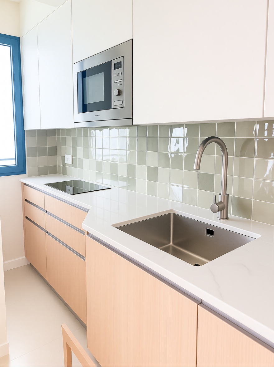 Beachfront flat in Marbella — Kitchen