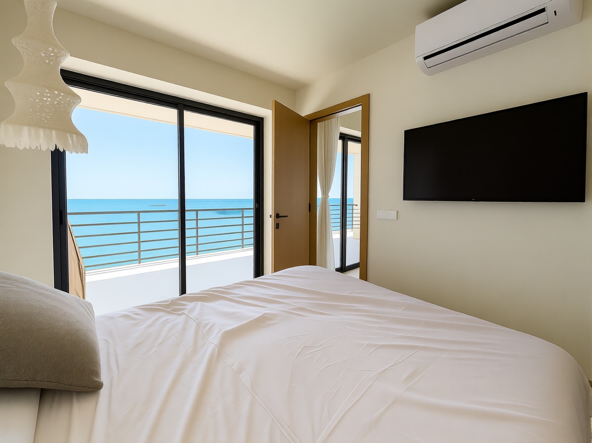 Beachfront flat in Marbella — Bedroom