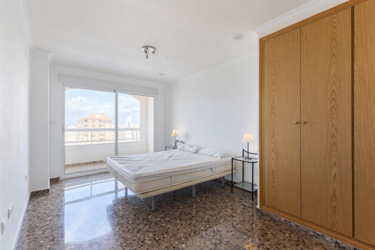 Wohnung in erste Strandlinie in Cullera — Schlafzimmer