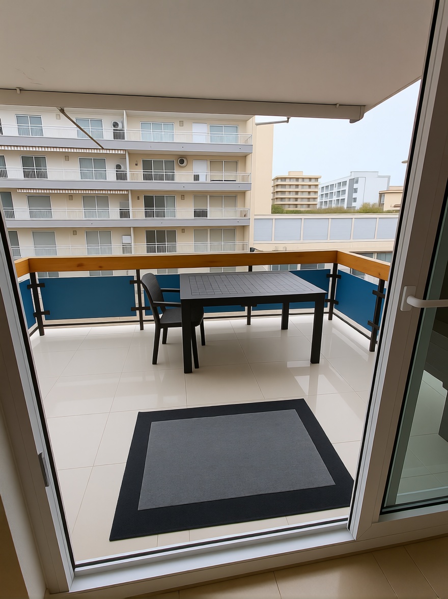 Apartamento em primeira linha de praia em Gandia — Terraço