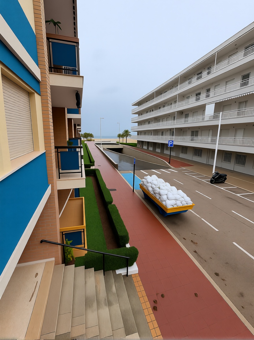 Квартира первая линия пляжа в Gandia