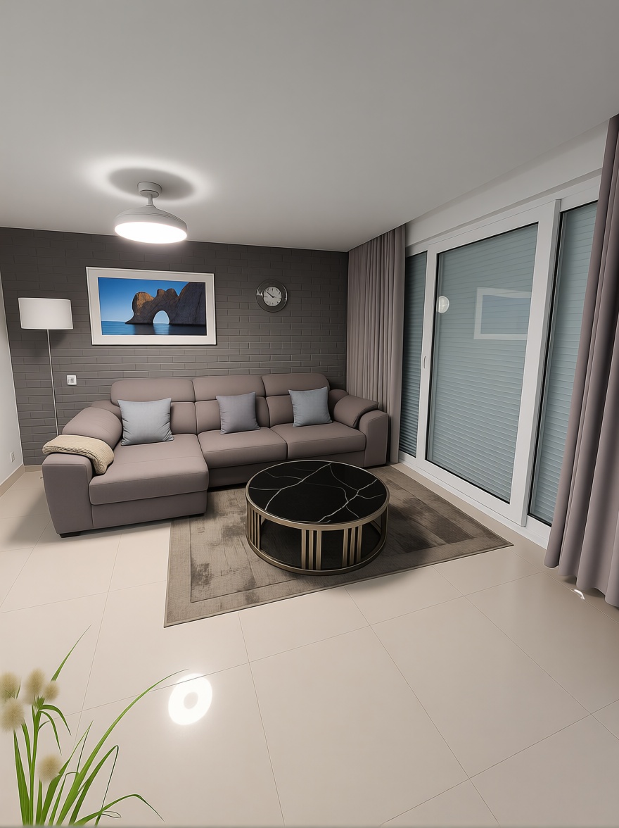 Apartamento em primeira linha de praia em Gandia — Sala