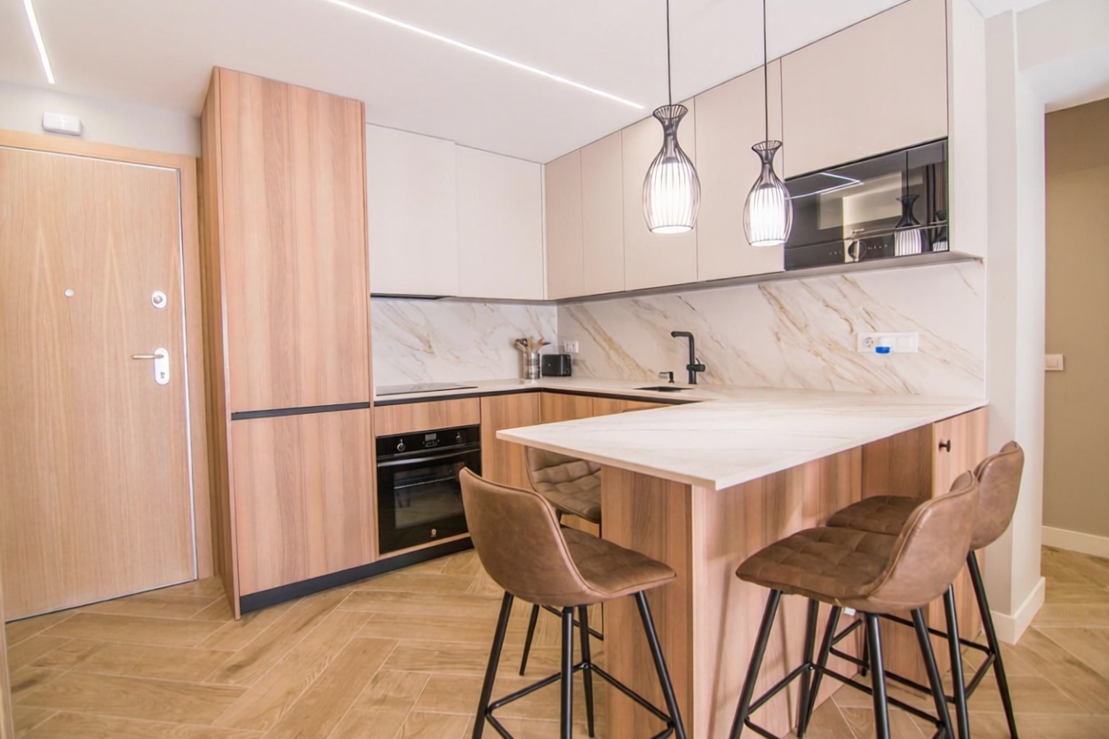 Apartamento em primeira linha de praia em Gandia — Cozinha
