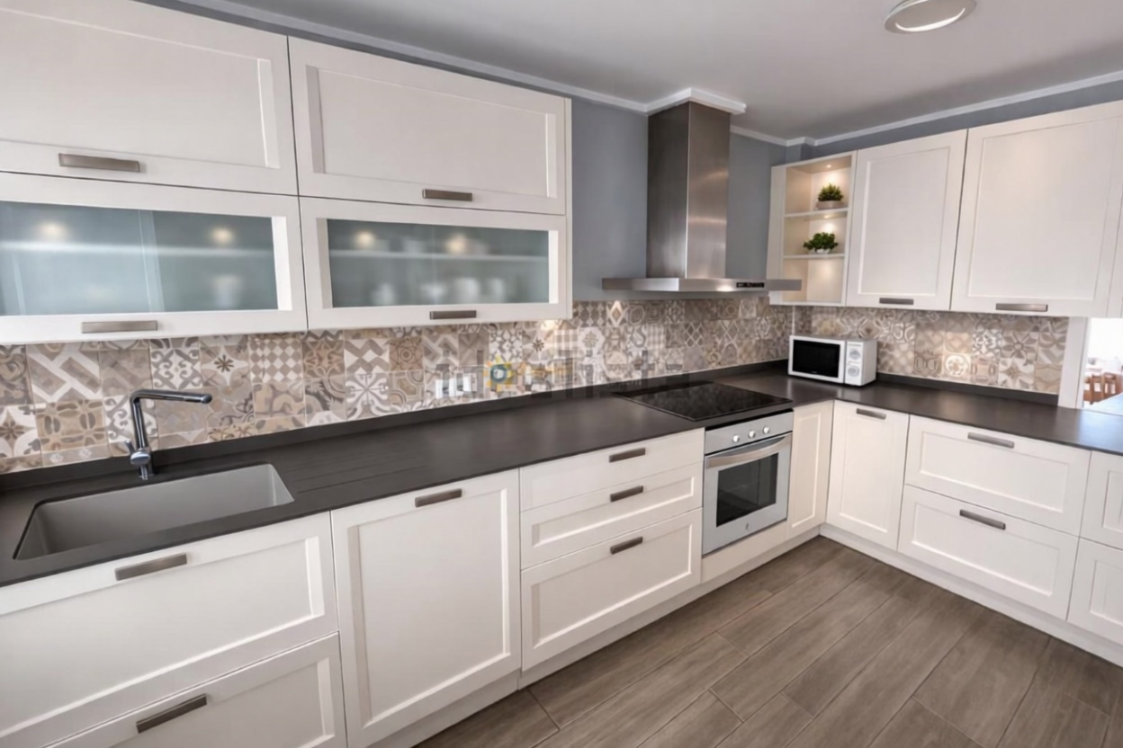 Chalet con acceso directo a playa en València — Cocina