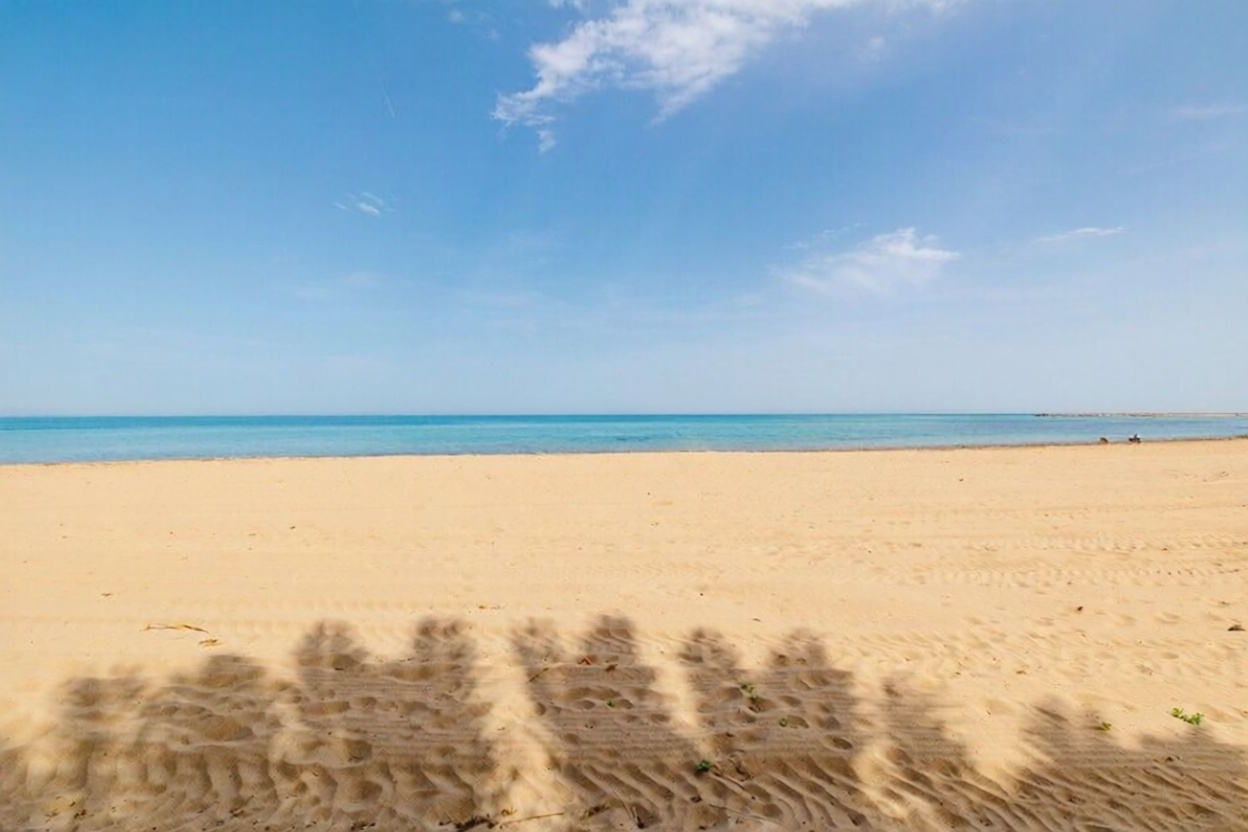 Chalet com acesso direto à praia em Salinas — Vista mar