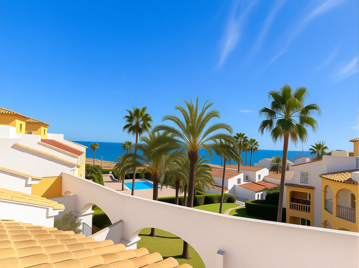 Seafront attic in Jávea/Xàbia — Sea view
