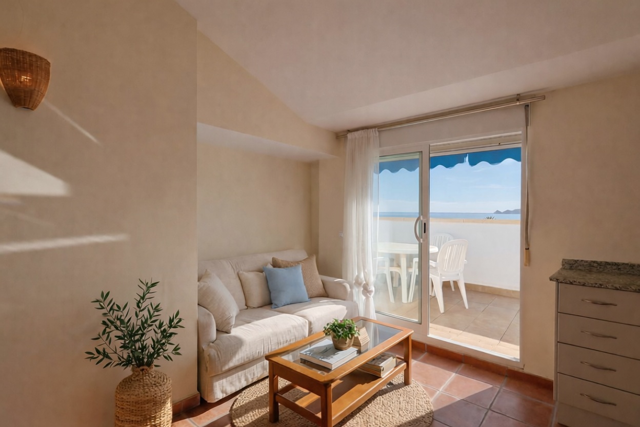 Ático en primera línea de mar en Jávea/Xàbia — Salón