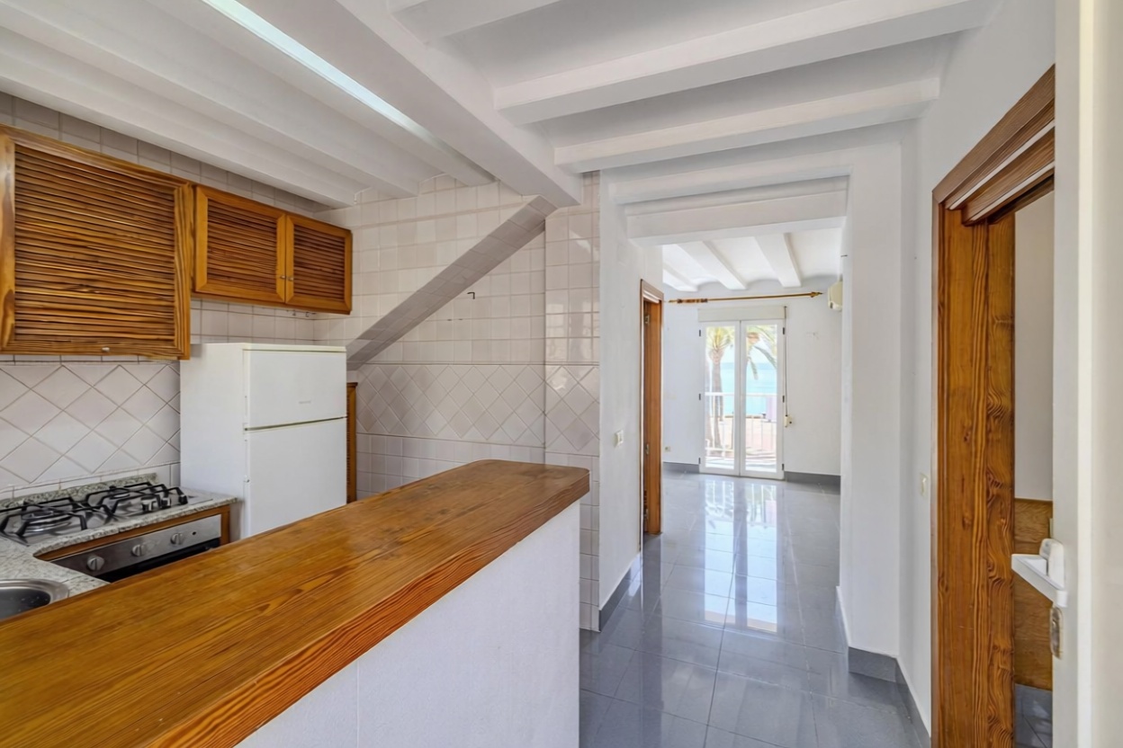 Wohnung in erste Strandlinie in Jávea/Xàbia — Küche