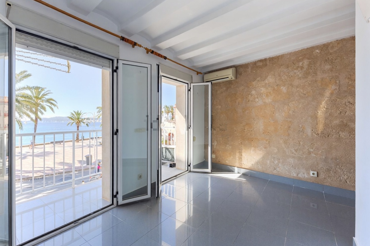 Wohnung in erste Strandlinie in Jávea/Xàbia — Wohnzimmer