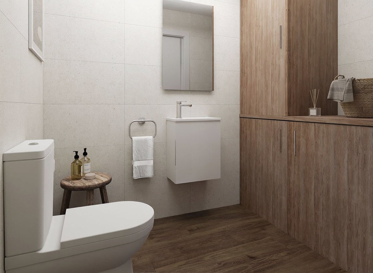 Appartement en attique en première ligne de mer à Nules — Sanitaires