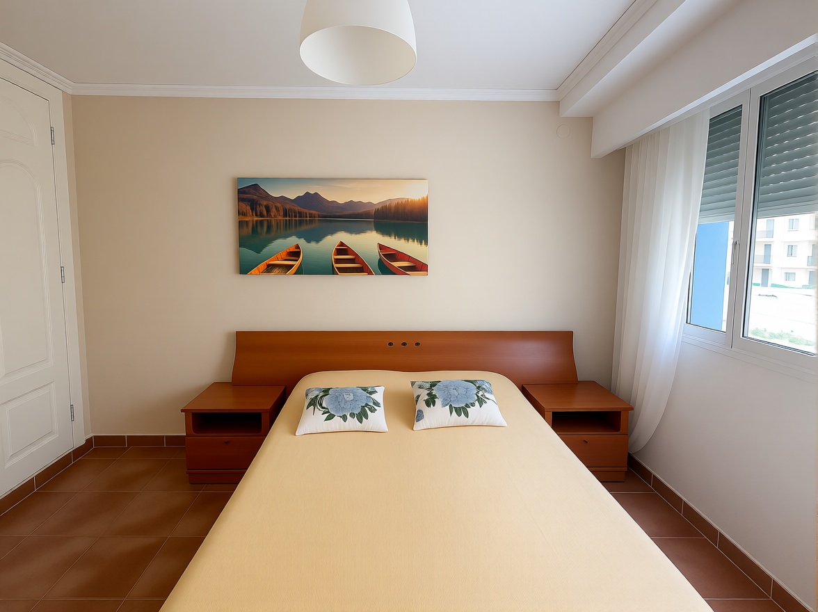 Appartement en première ligne de plage à Xeraco — Chambre