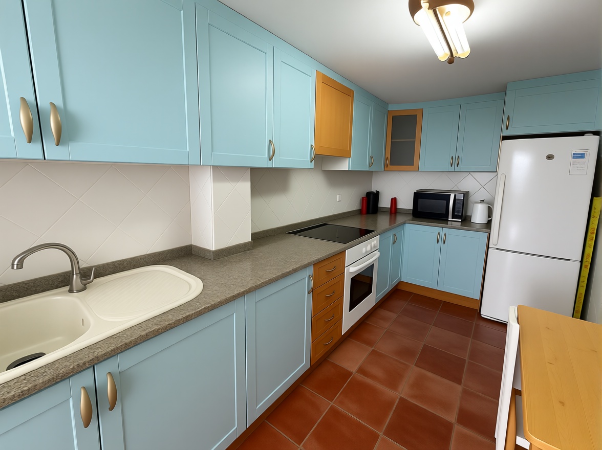 Appartement en première ligne de plage à Xeraco — Cuisine