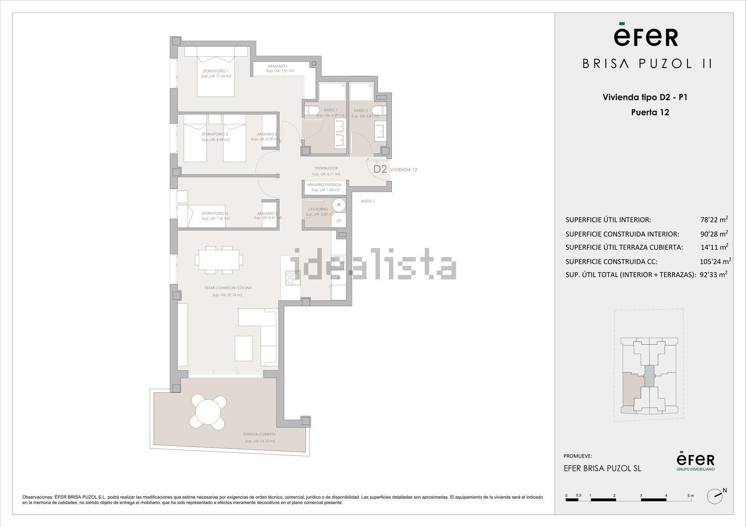 Piso en venta en Avenida Grau Vell, 57