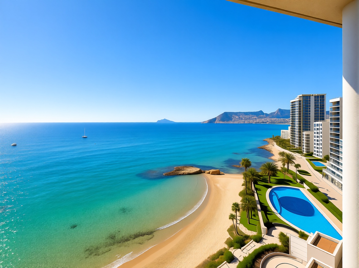 Квартира на продажу на первой линии пляжа в Calpe — Морской вид