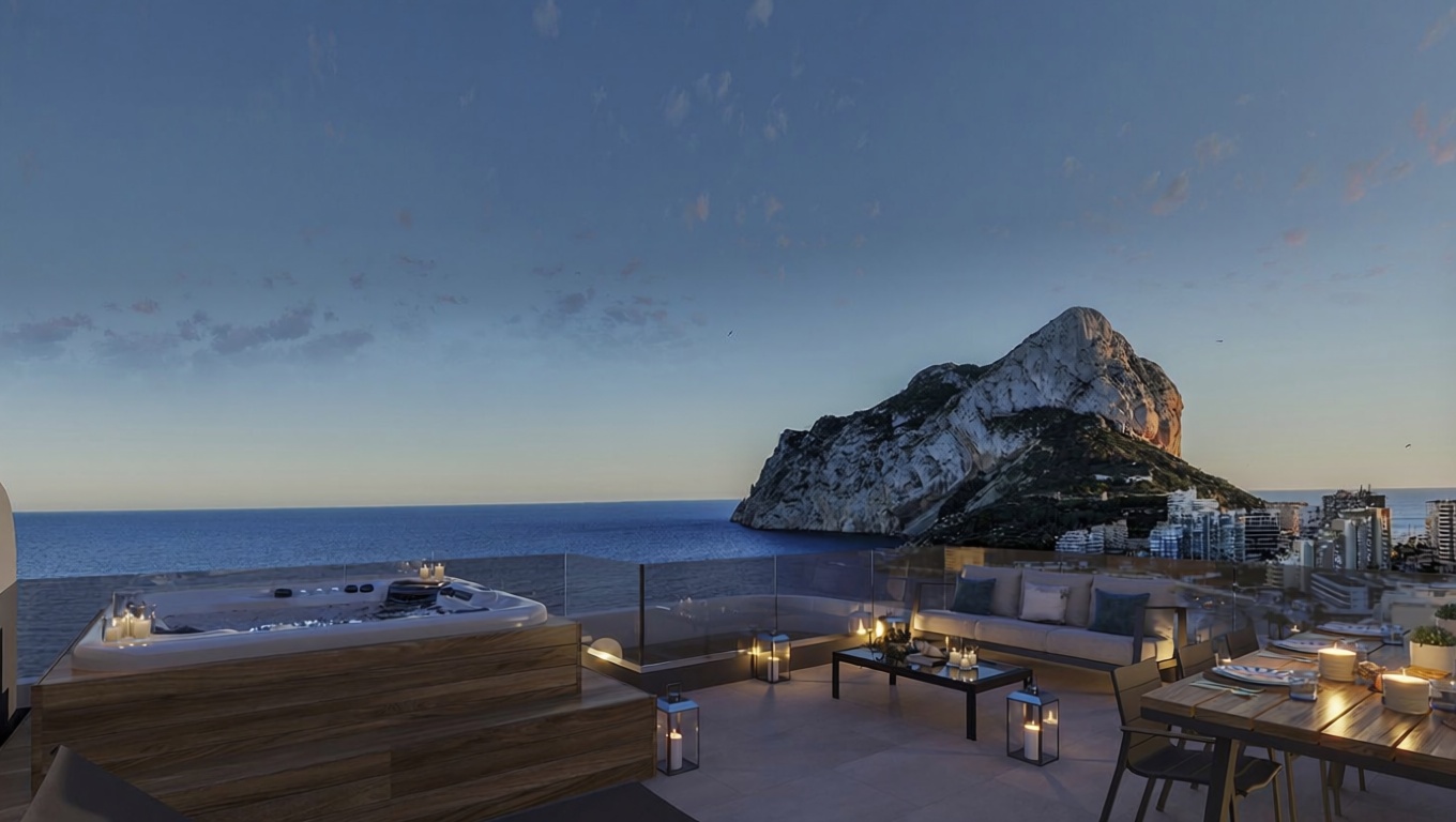 Квартира на продажу на первой линии пляжа в Calpe