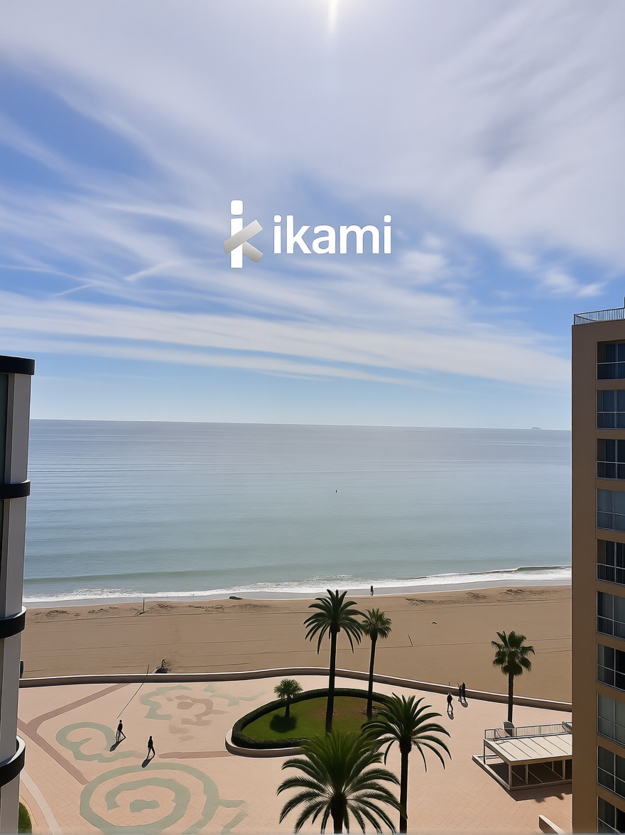 Ático à venda em primeira linha de mar em Calpe — Vista mar