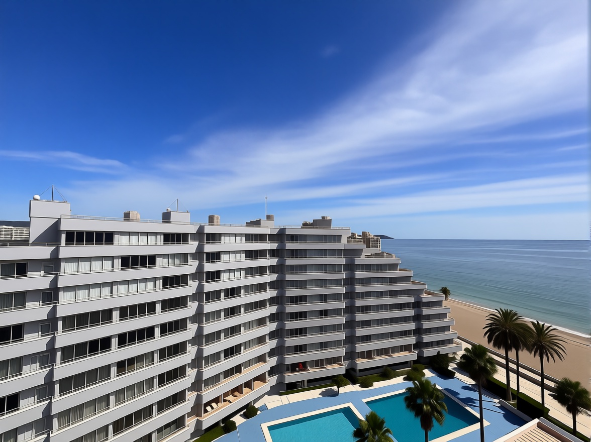 Apartamento à venda pé na areia em Calpe — Vista mar