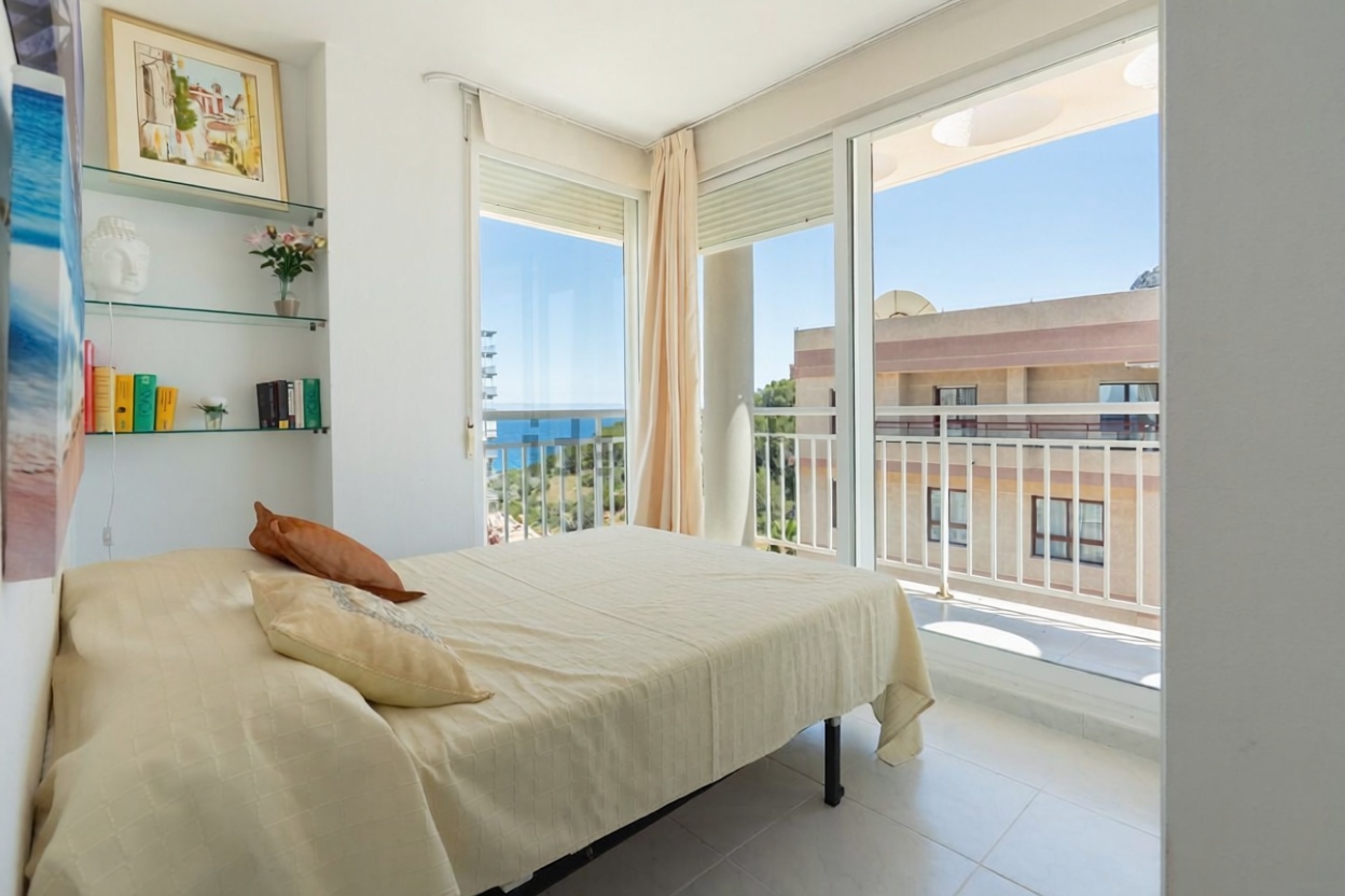 Apartamento à venda pé na areia em Calpe — Quarto